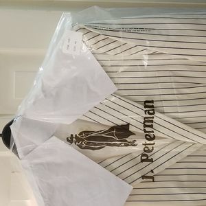 J Peterman Pin Striped Summer Sports Jacket, Men's Size 48